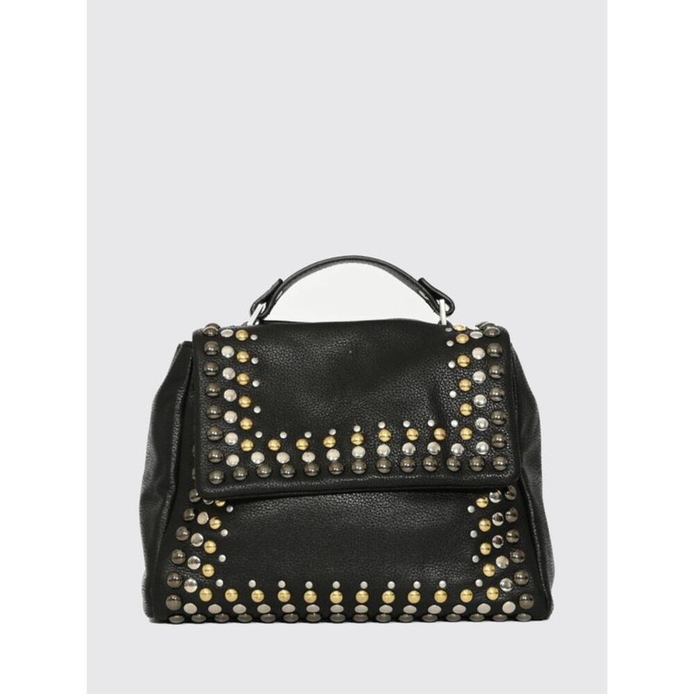 Orciani Women Orciani Small Sveva Handbag In Calfskin With Embroidery And Studs